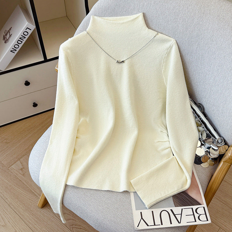 Women's Necklace Semi-High Neck Top