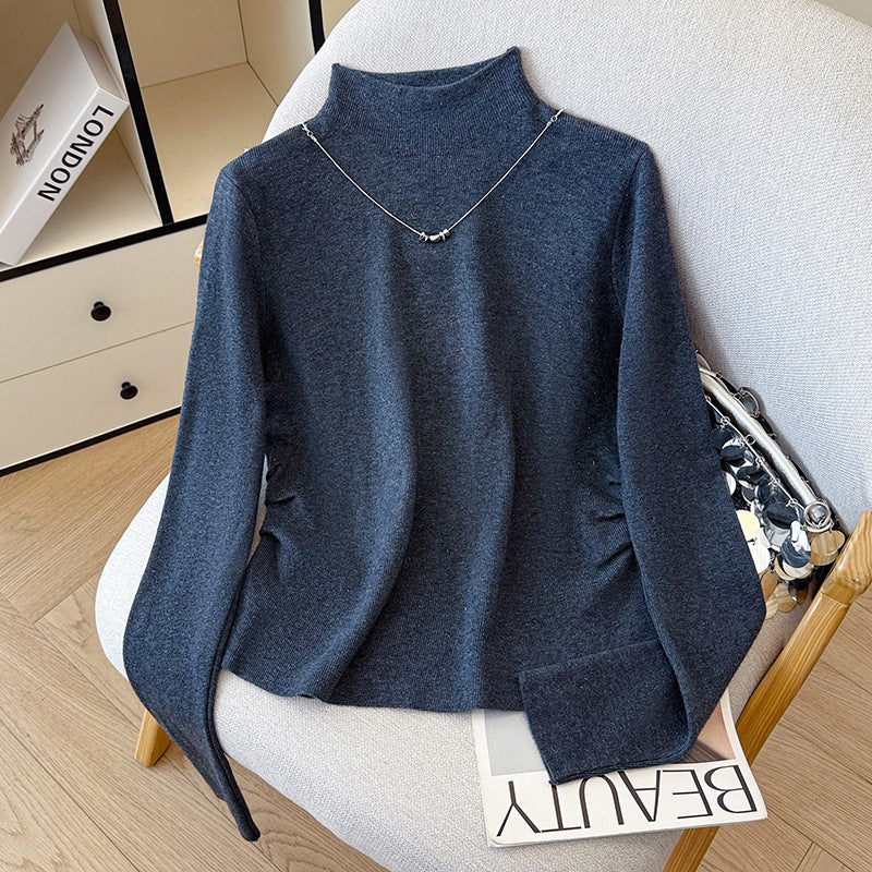 Women's Necklace Semi-High Neck Top