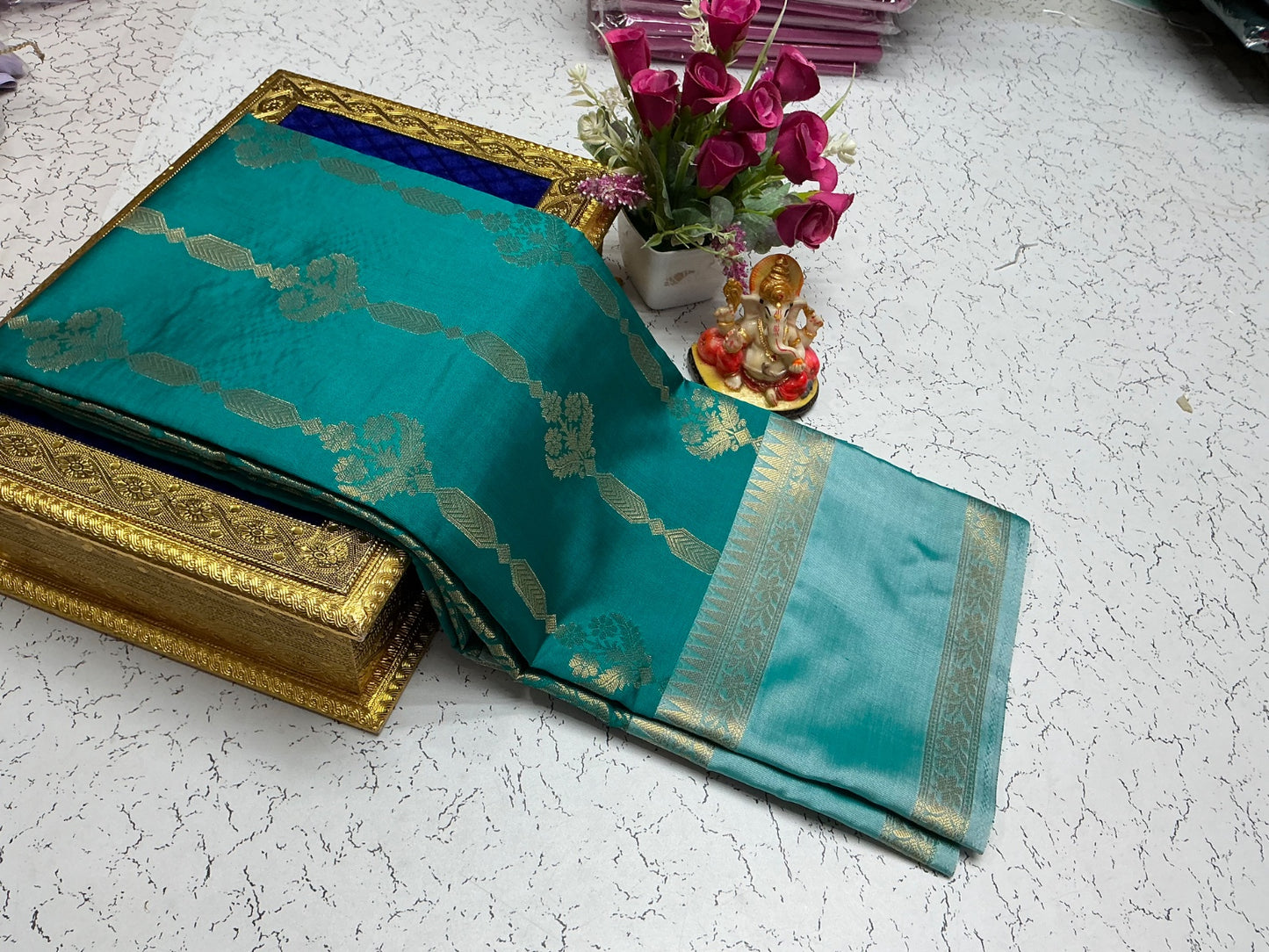 Premium Semi Kanjipuram Vairaoosi Soft Silk Sarees