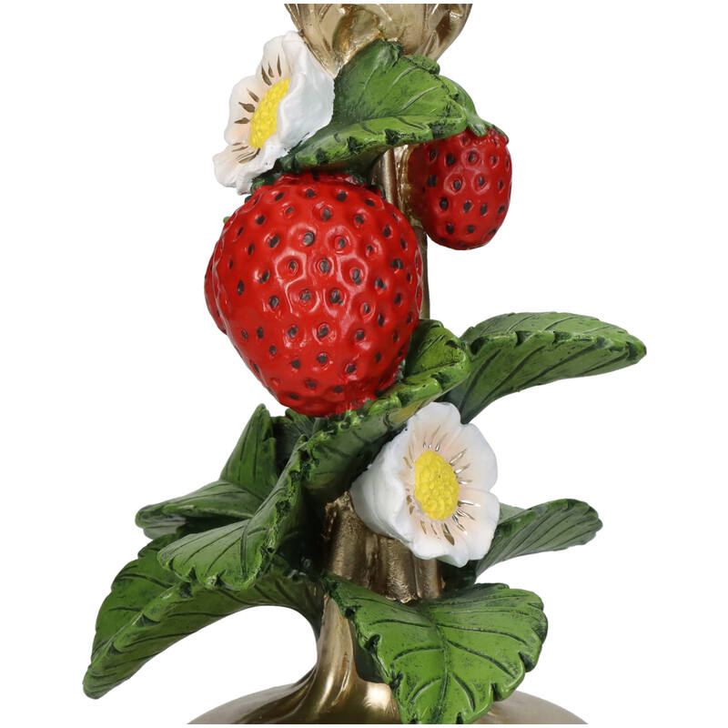 Candle Holder - Strawberry Gold ↑ 20 Cm