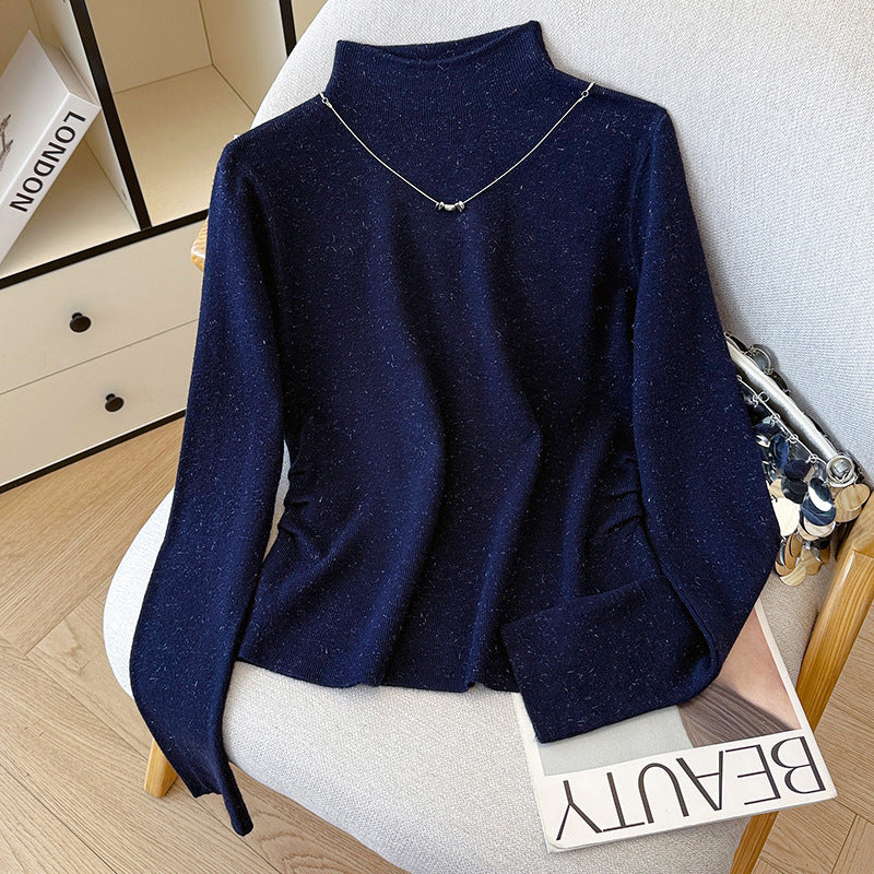 Women's Necklace Semi-High Neck Top