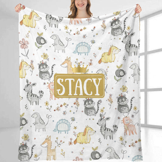 CUSTOM Ultra-Soft Flannel Blanket