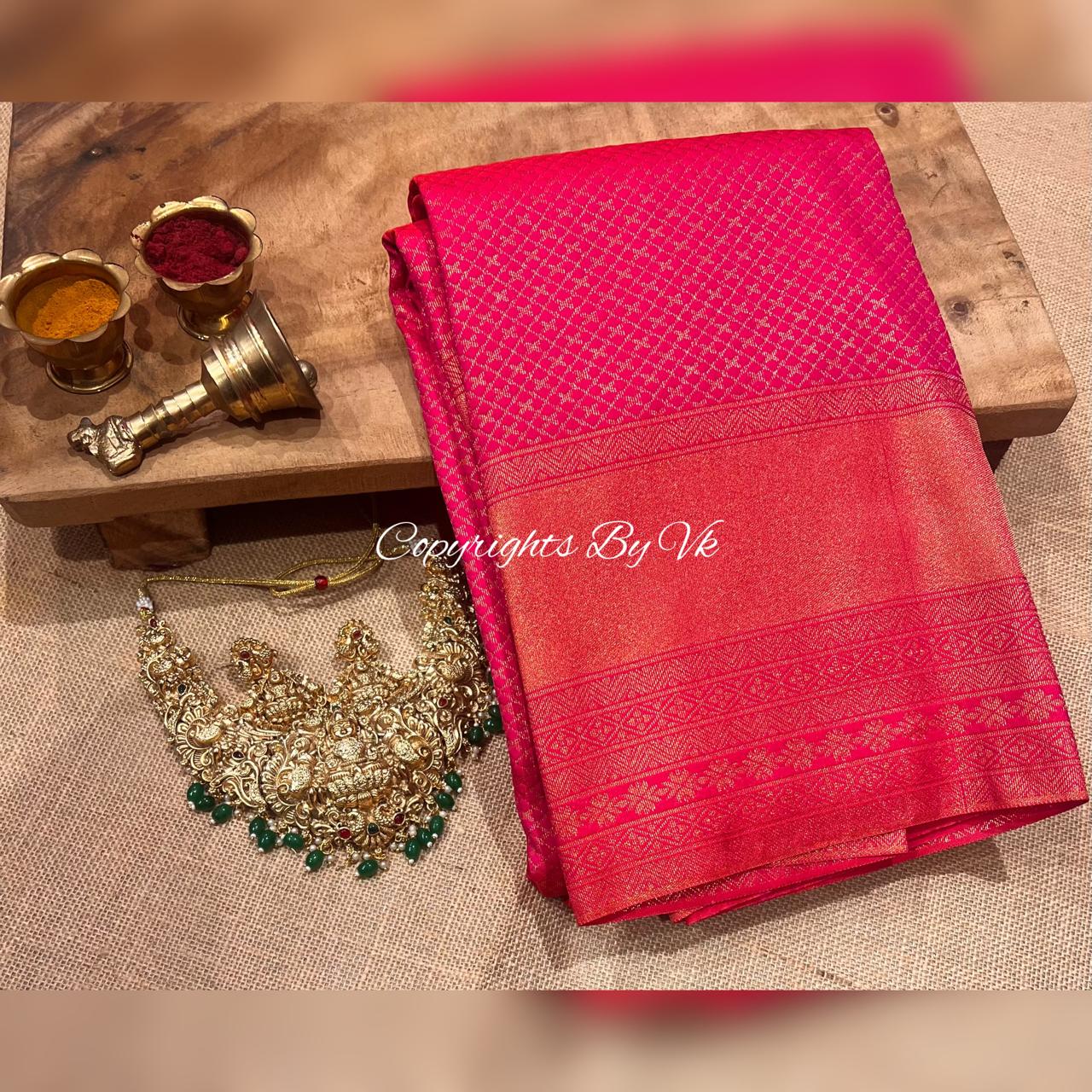 VK Sarvalakshana Kanjivaram Pattu Saree