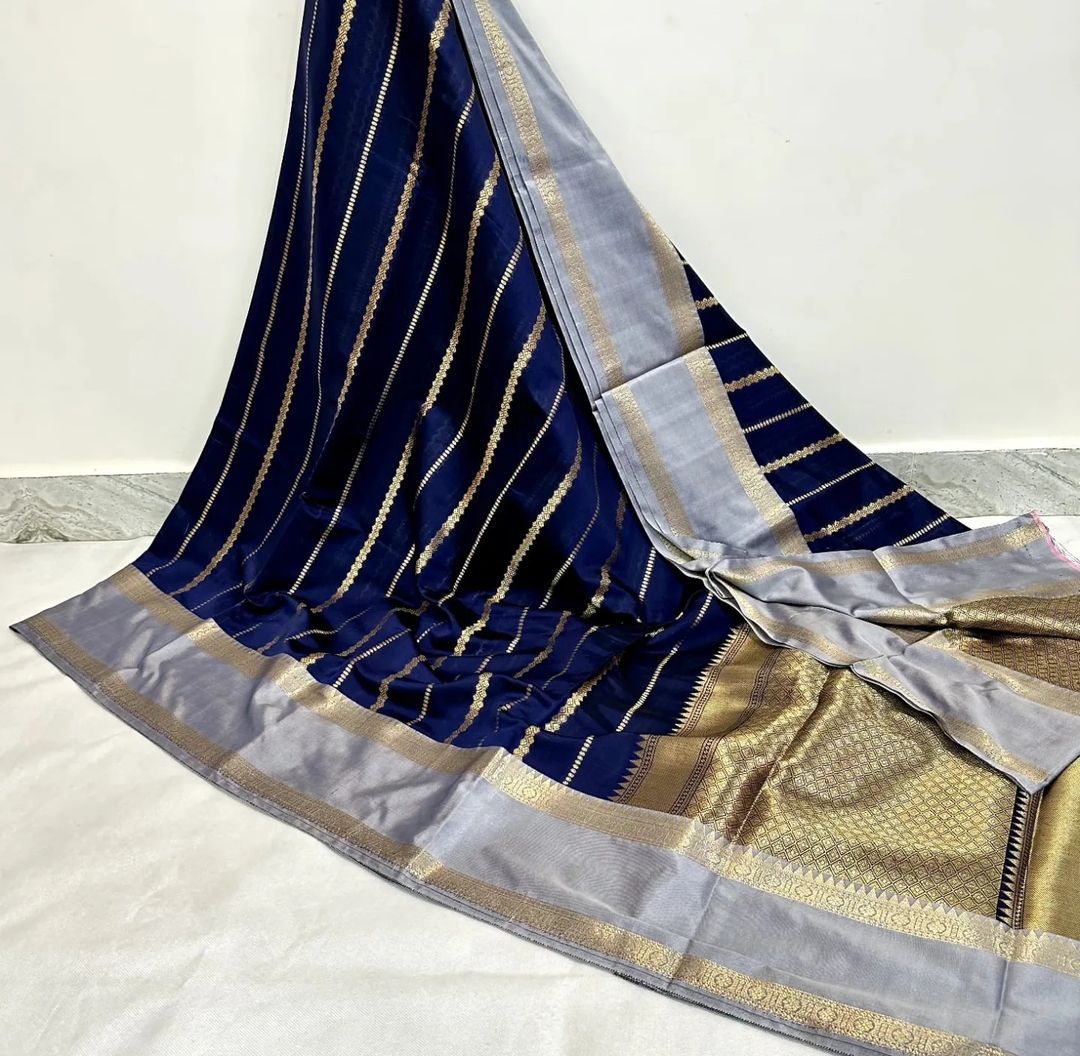 Premium Semi Kanjipuram Vairaoosi Soft Silk Sarees