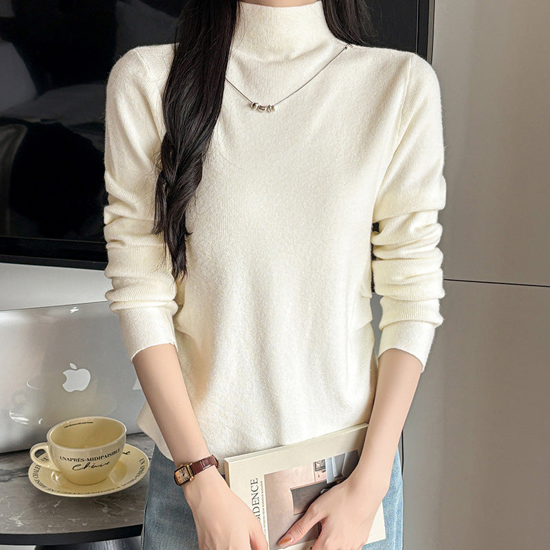 Women's Necklace Semi-High Neck Top