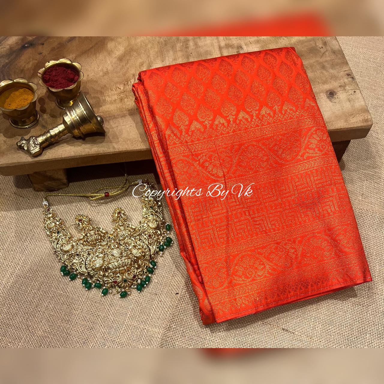 VK Sarvalakshana Kanjivaram Pattu Saree