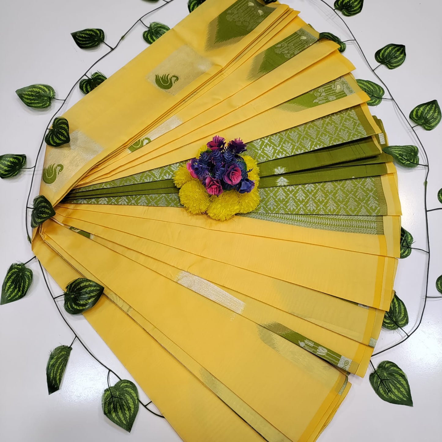 Pannamudichi Heavy Meena Work Sarees