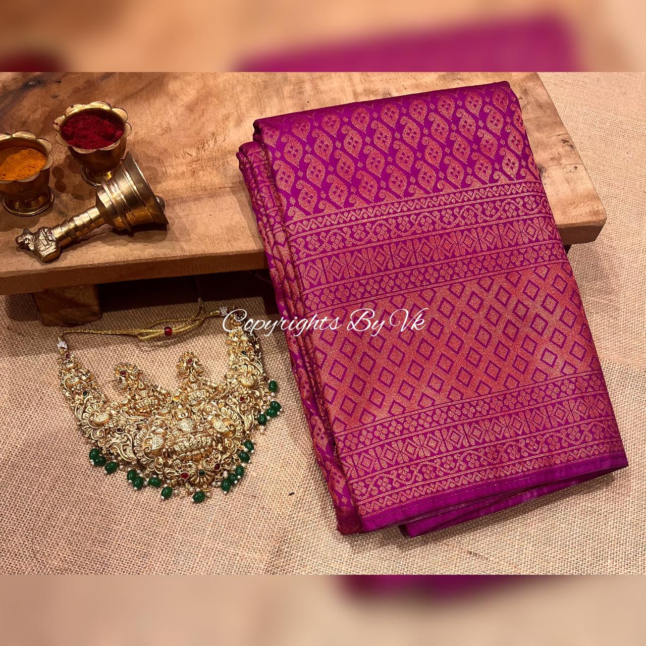 VK Sarvalakshana Kanjivaram Pattu Saree