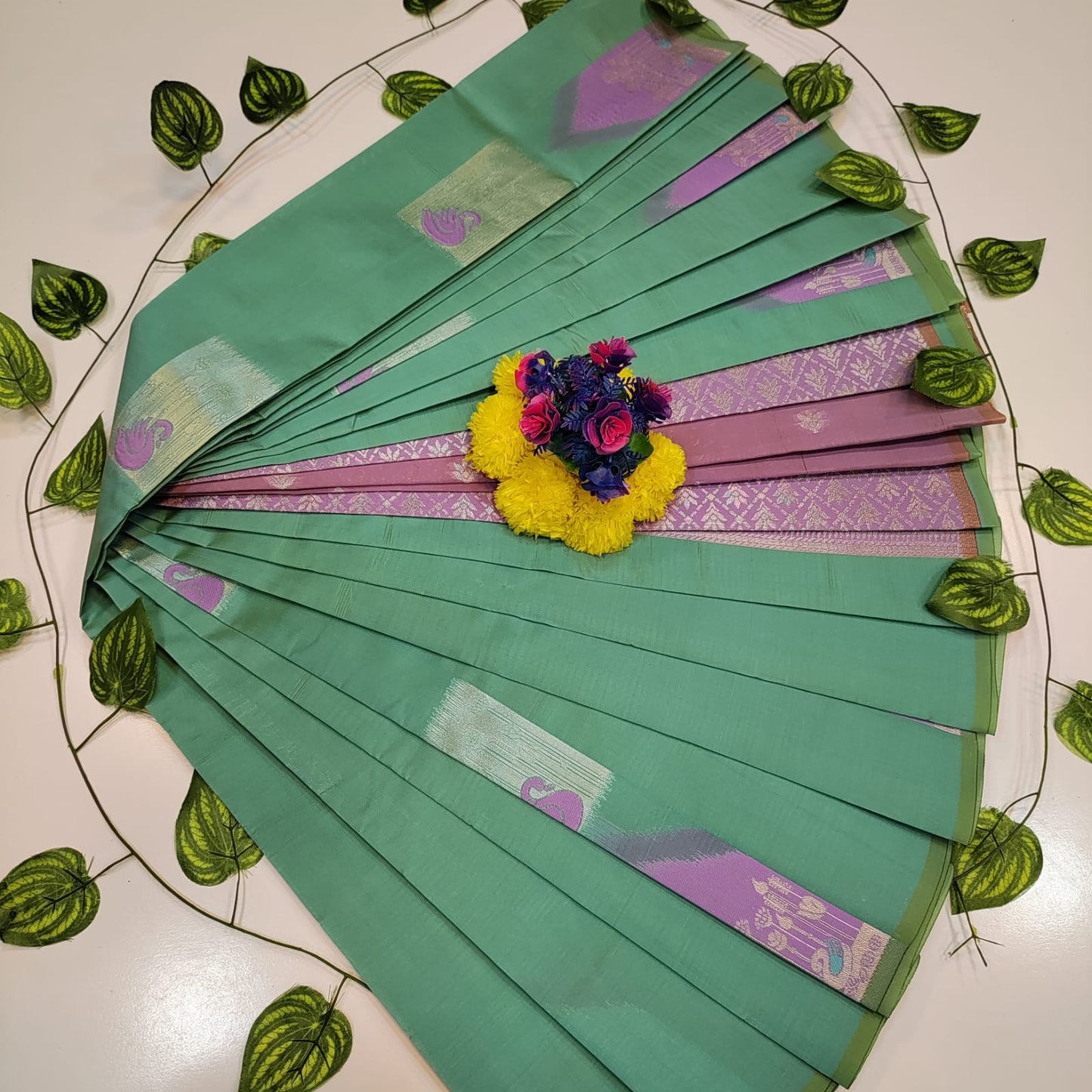 Pannamudichi Heavy Meena Work Sarees