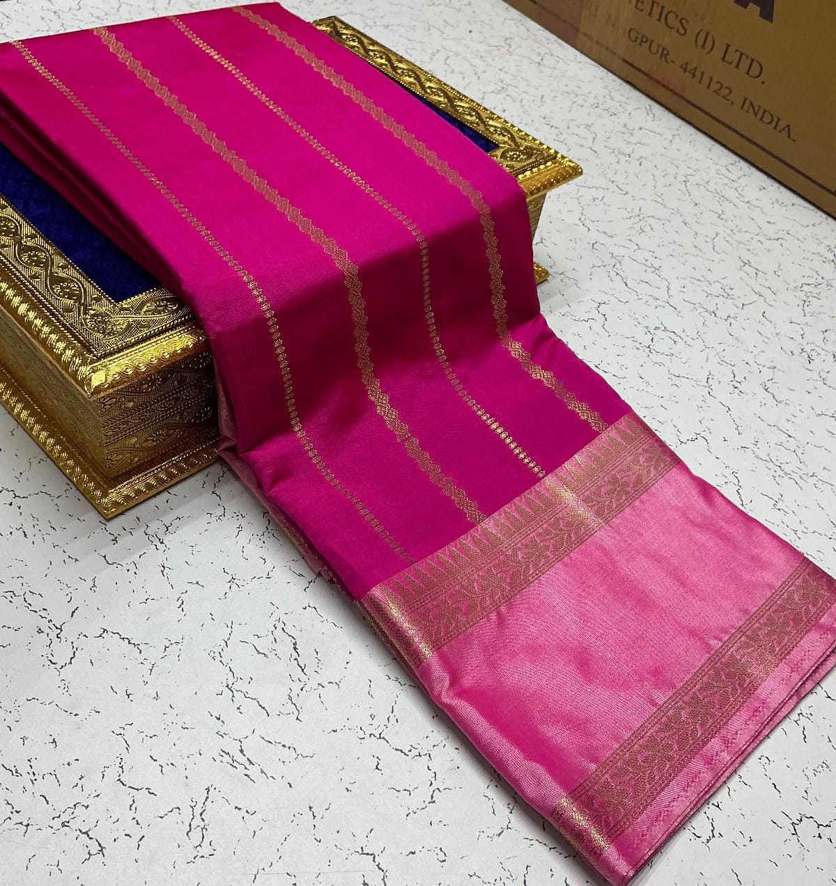Premium Semi Kanjipuram Vairaoosi Soft Silk Sarees
