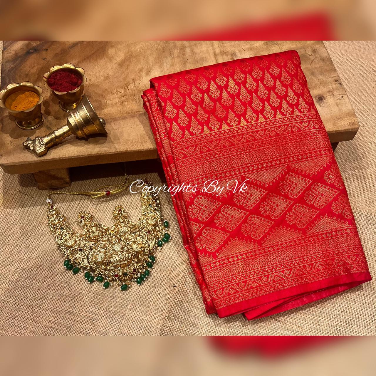 VK Sarvalakshana Kanjivaram Pattu Saree