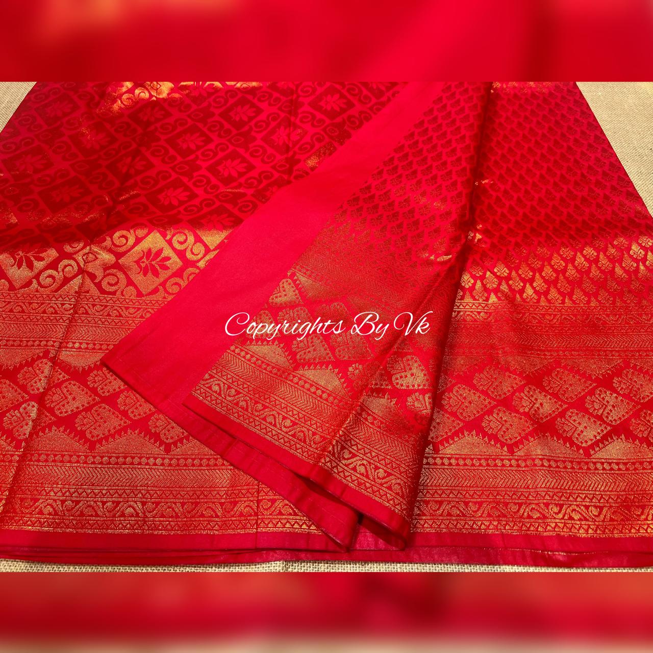 VK Sarvalakshana Kanjivaram Pattu Saree