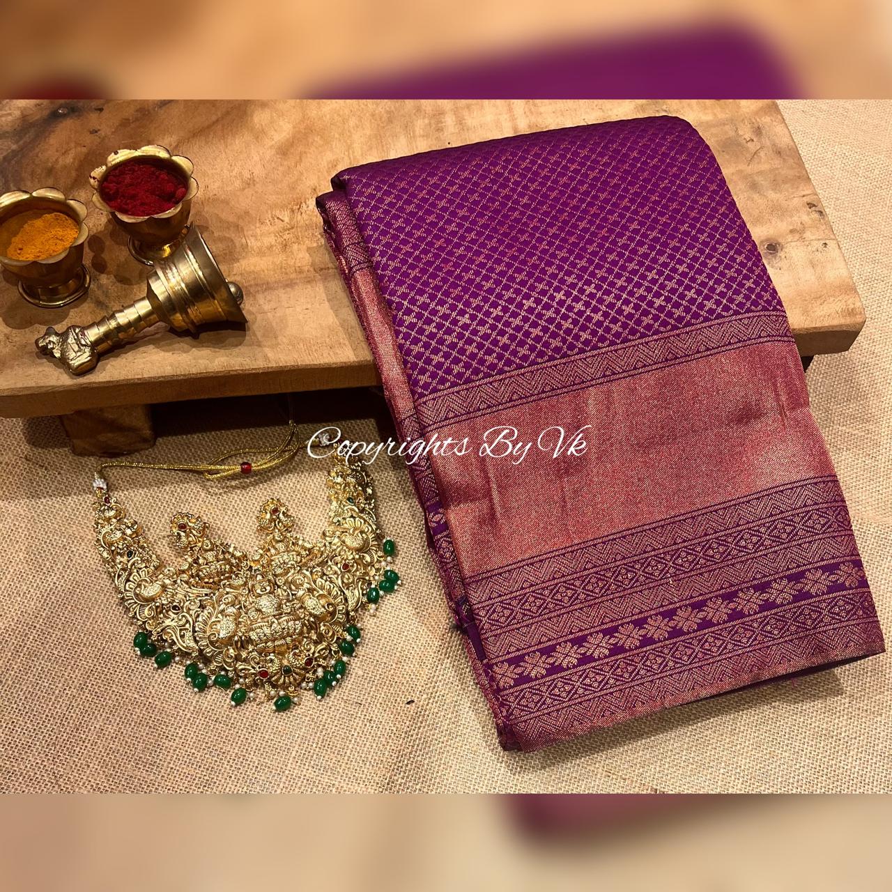 VK Sarvalakshana Kanjivaram Pattu Saree