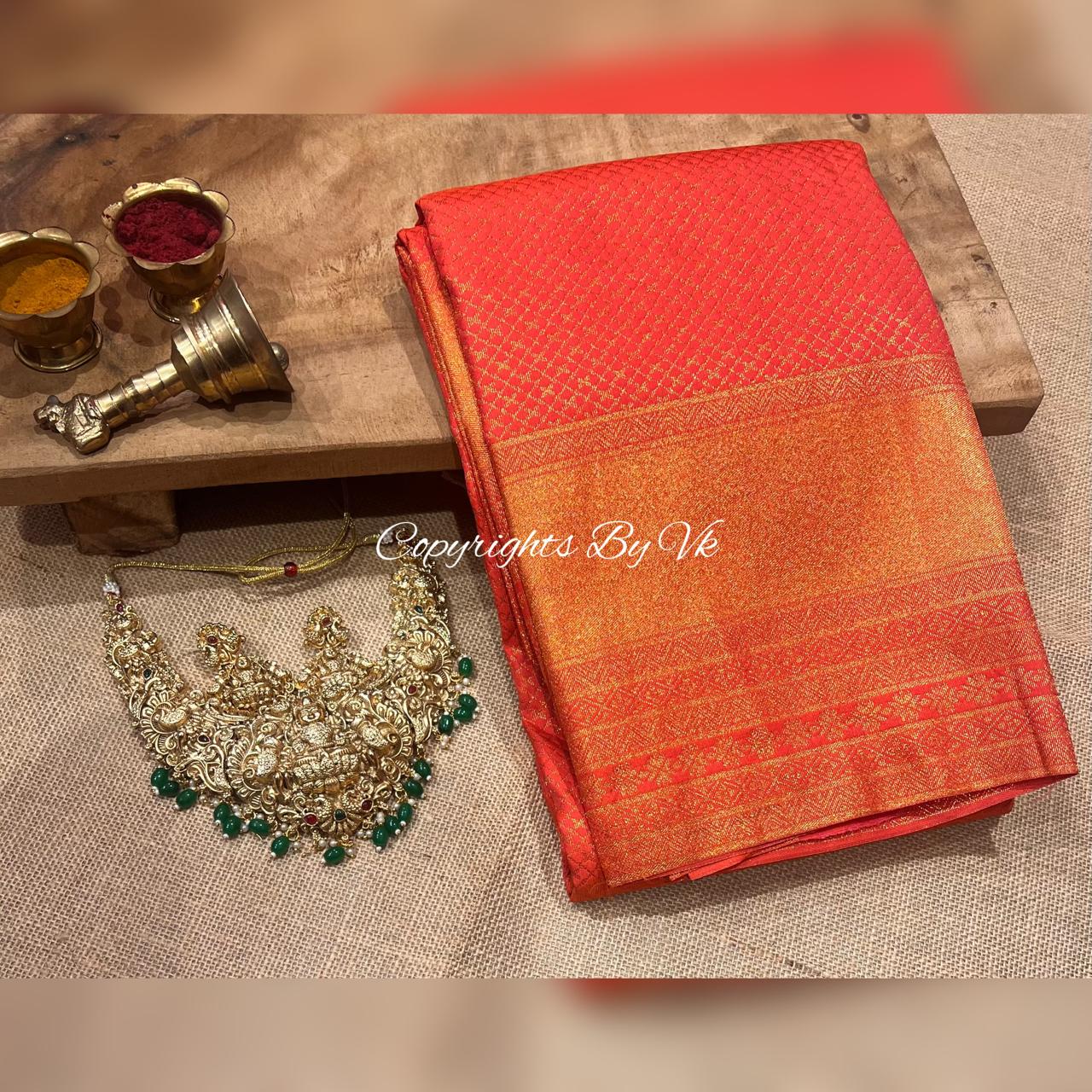 VK Sarvalakshana Kanjivaram Pattu Saree